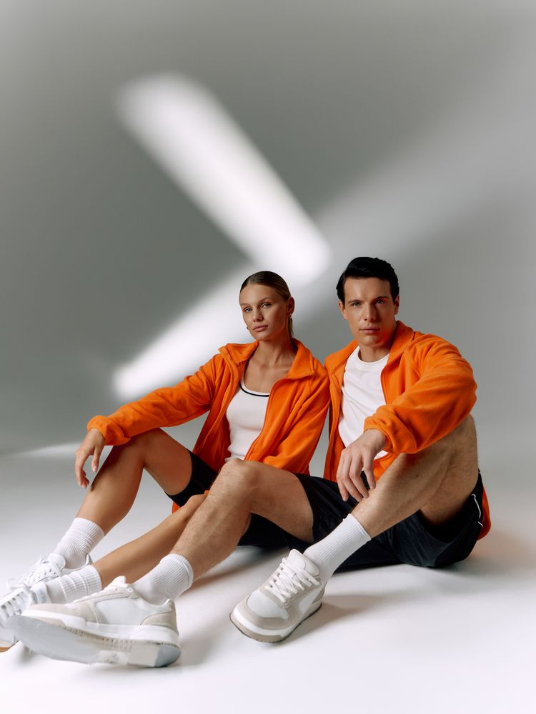 Куртка флисовая унисекс Fliska, оранжевая-9