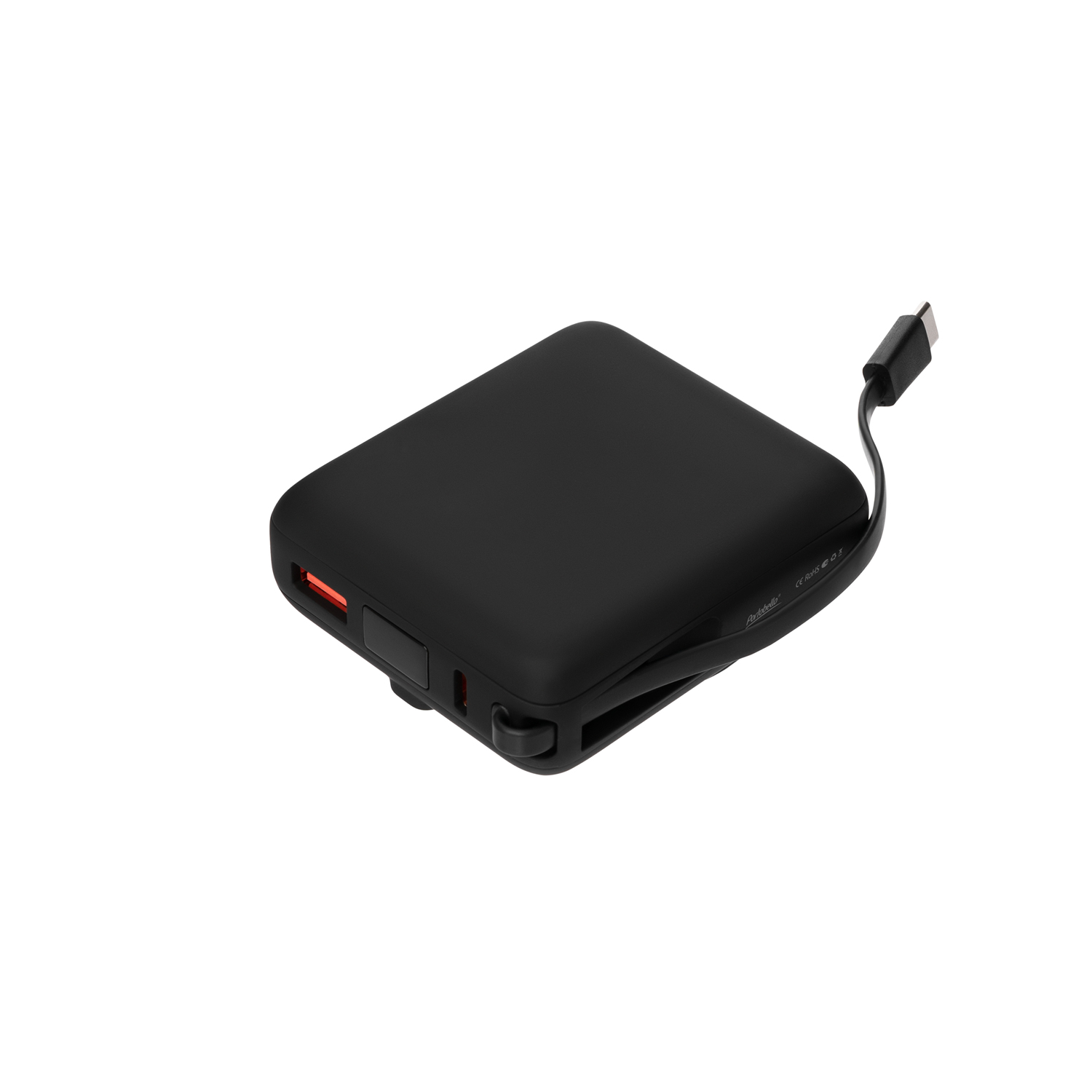 Внешний аккумулятор с подсветкой Ritter PD 10000mAh с функцией беспроводной зарядки 15W, черный-2