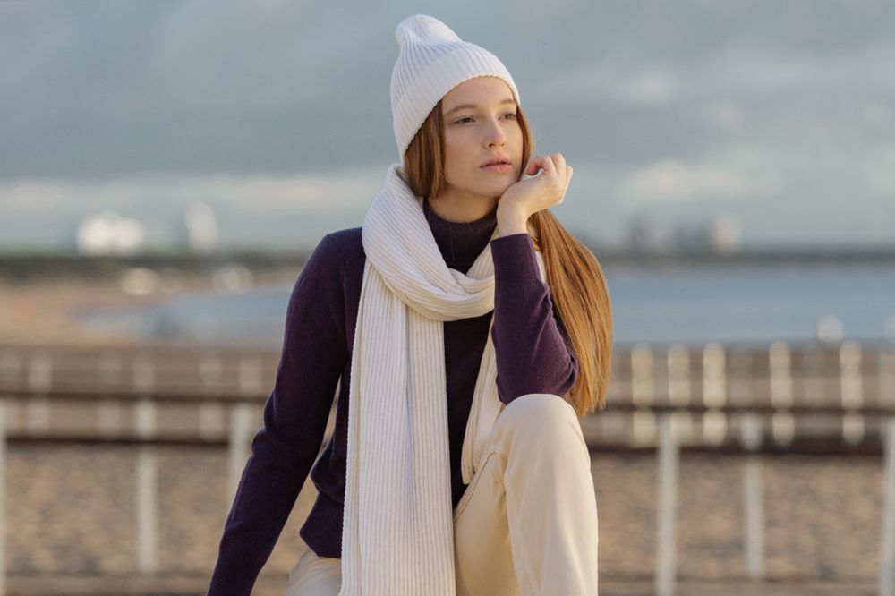 Шарф Alpine, белый-2