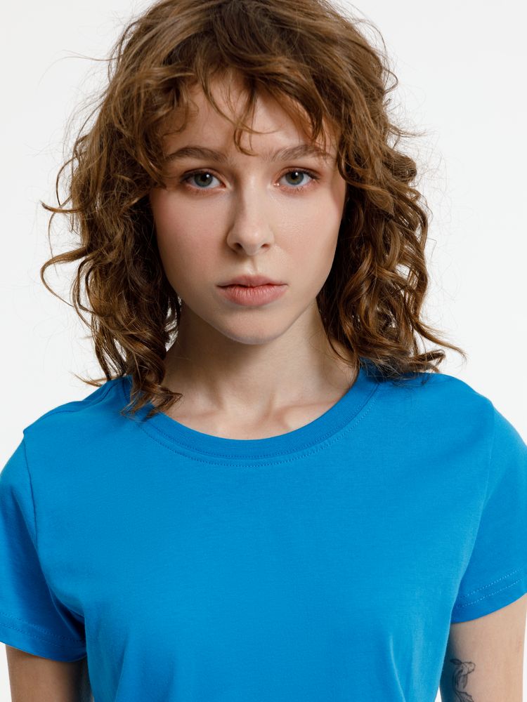 Футболка женская T-bolka Lady, бирюзовая-4