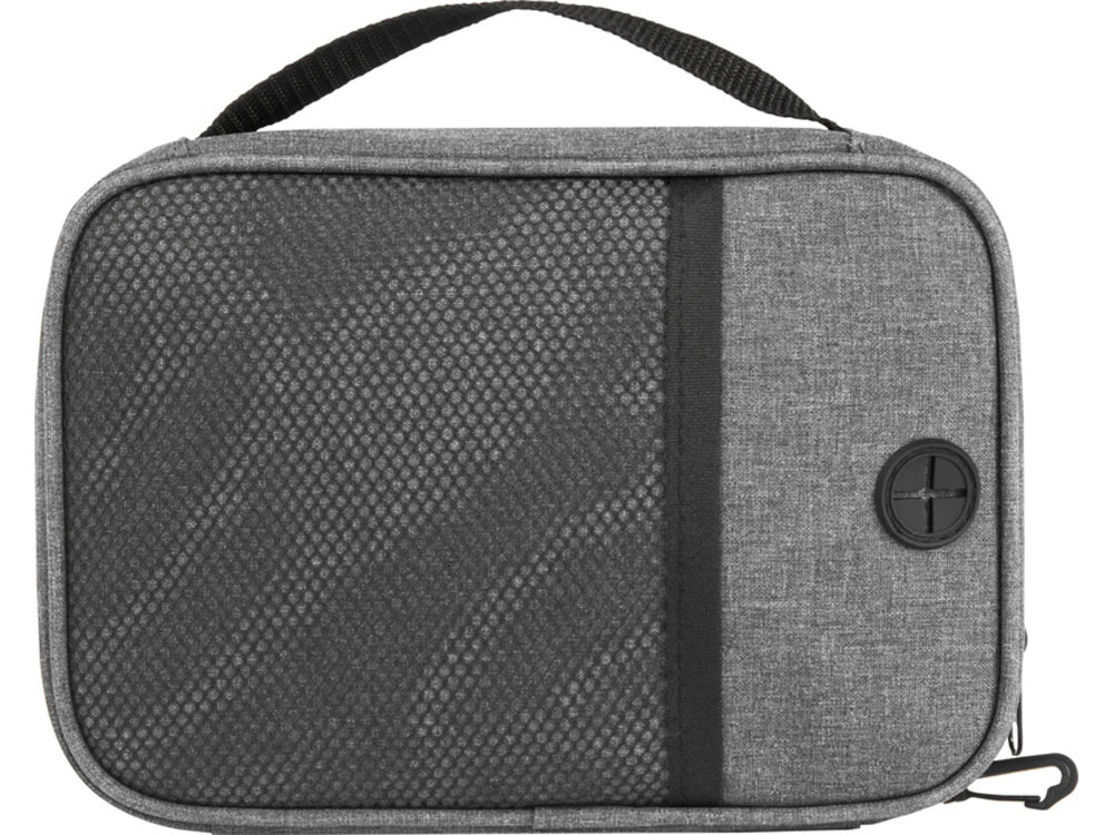 Сумка для техники Ross объемом 1 л из переработанного ПЭТ, серый яркий-1