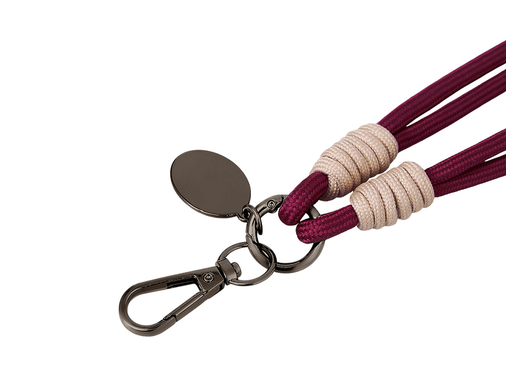 Брелок-браслет Bohemian, бургунди-1