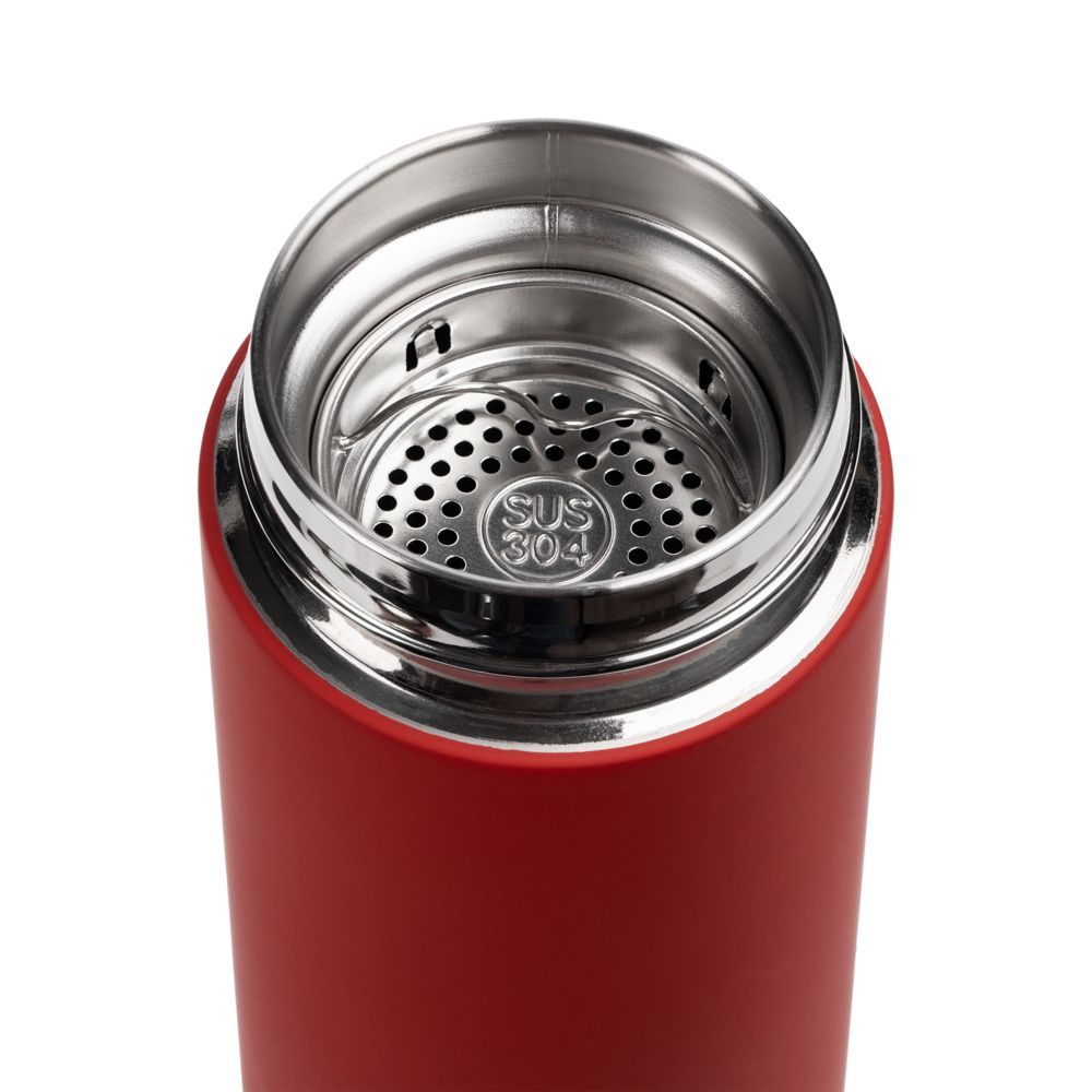 Термос с ситечком Percola, красный-1