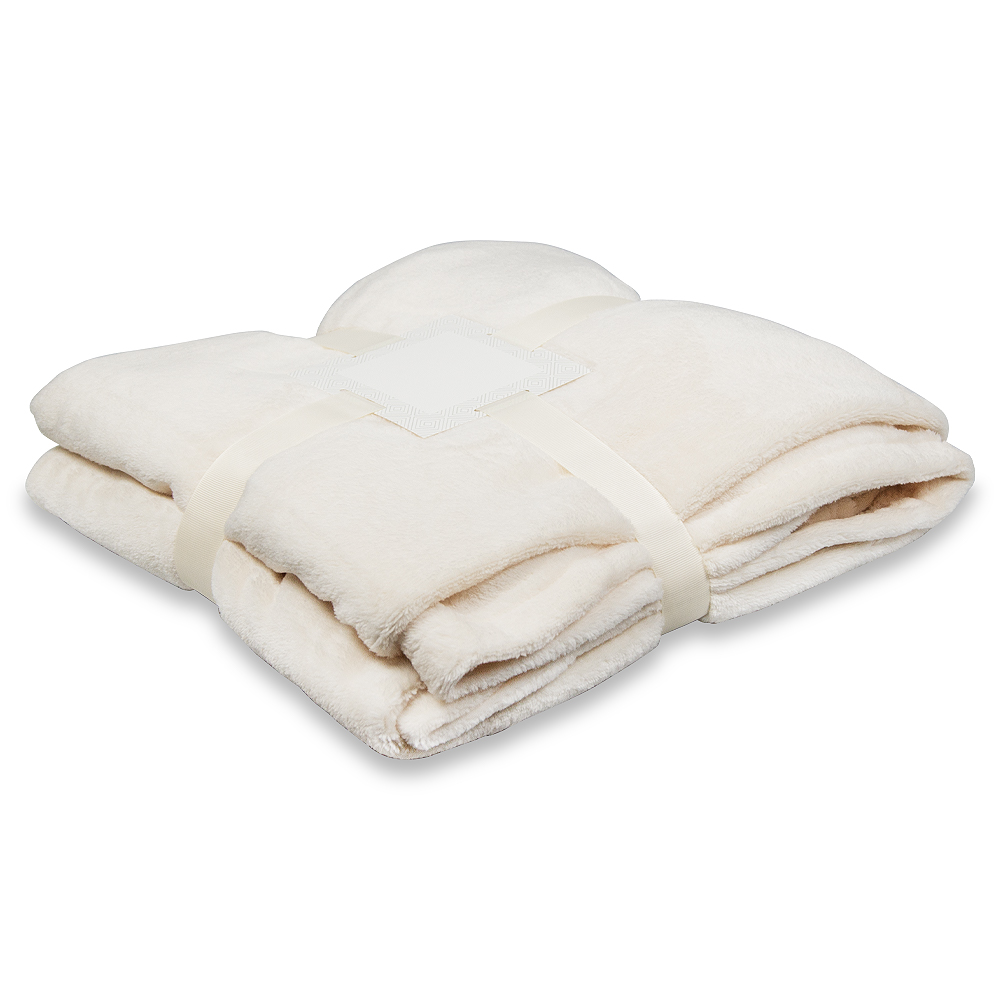 Плед флисовый SUPER SOFT COMFORT TRAVEL, Бежевый-0