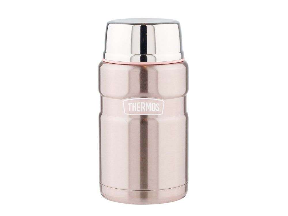 Термос из нерж. стали с ложкой тм THERMOS SK3021Р 0,7L, розовый-0