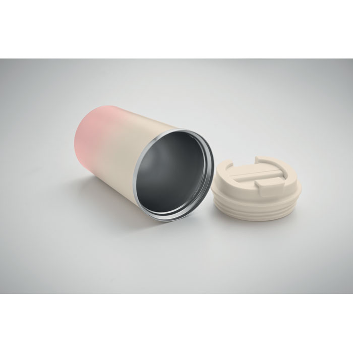 Термос 350 мл, детский розовый-5