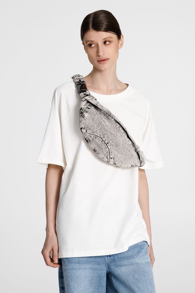 Поясная сумка W6, серая-4