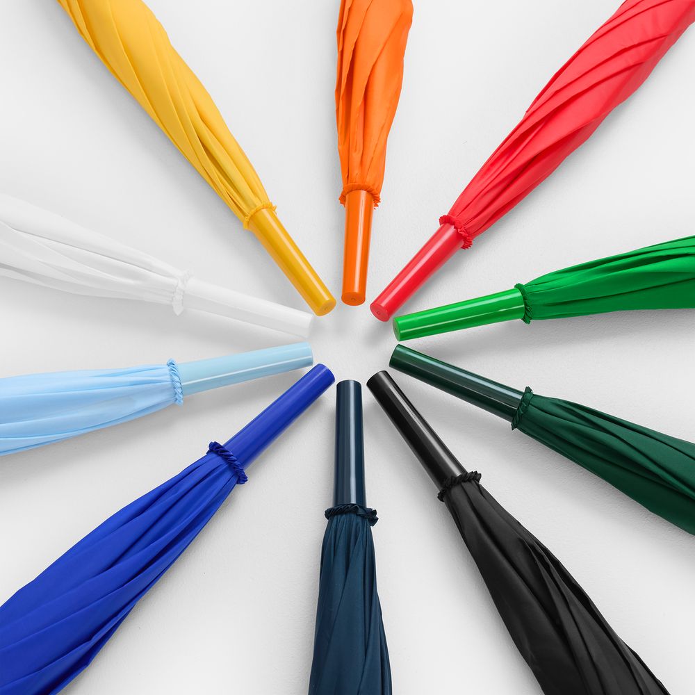 Зонт-трость Promo, голубой-4