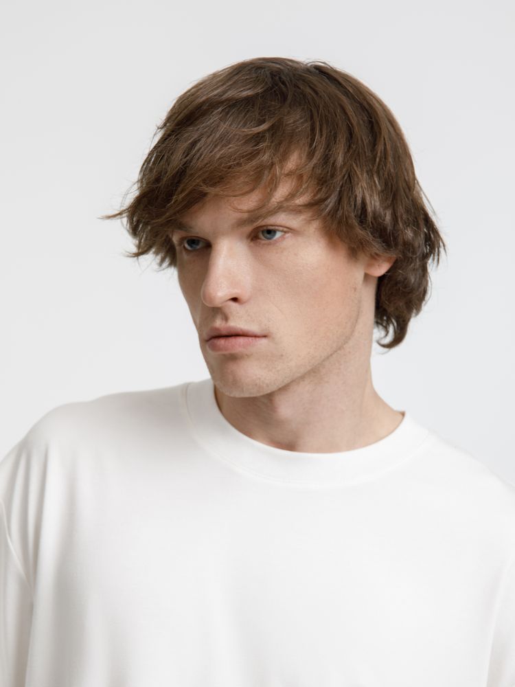 Футболка оверсайз унисекс Lavinia, белая-5