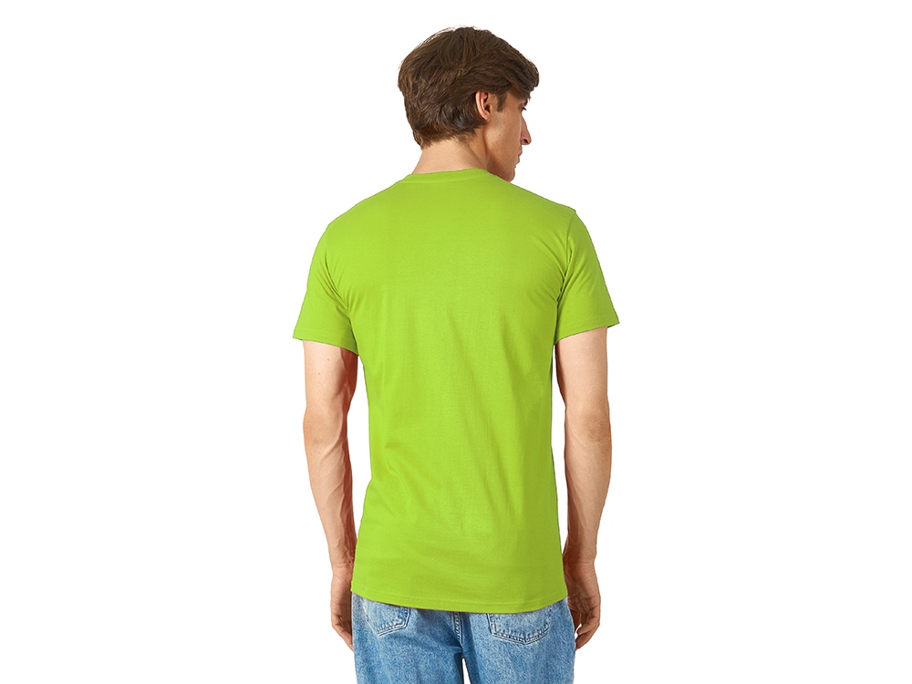 Футболка Heavy Super Club мужская с V-образным вырезом, зеленое яблоко-2