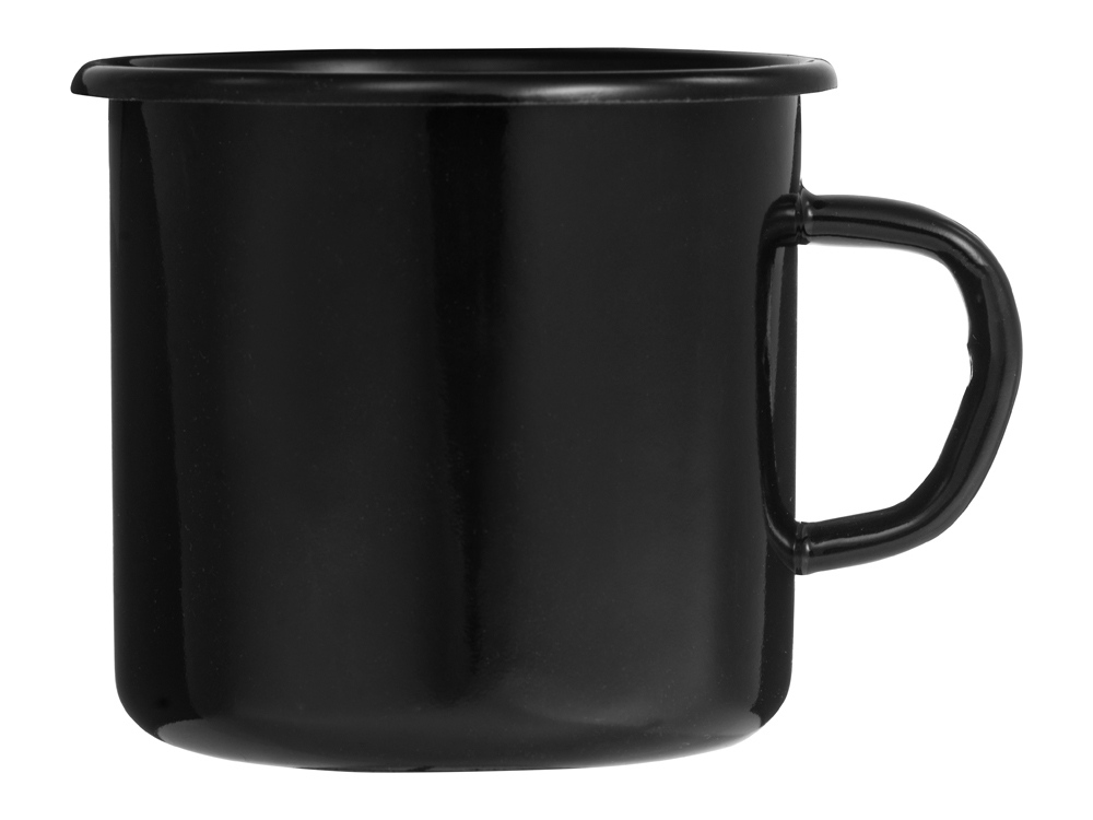 Кружка эмалированная в коробке, черный-2