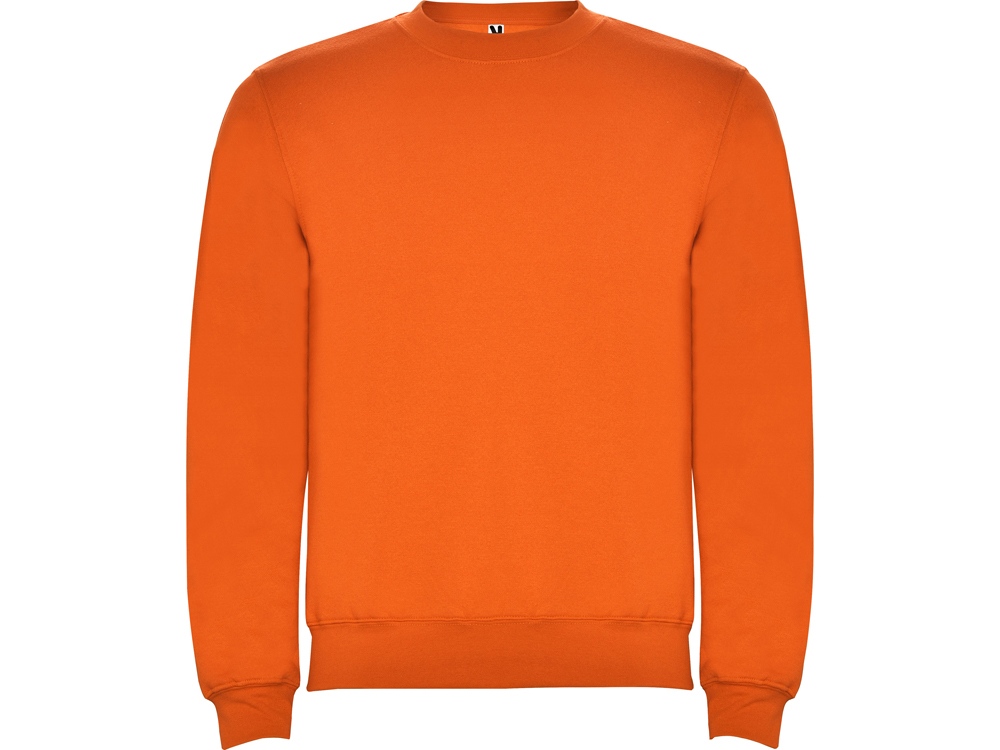 Свитшот с начесом Clasica унисекс, оранжевый-0