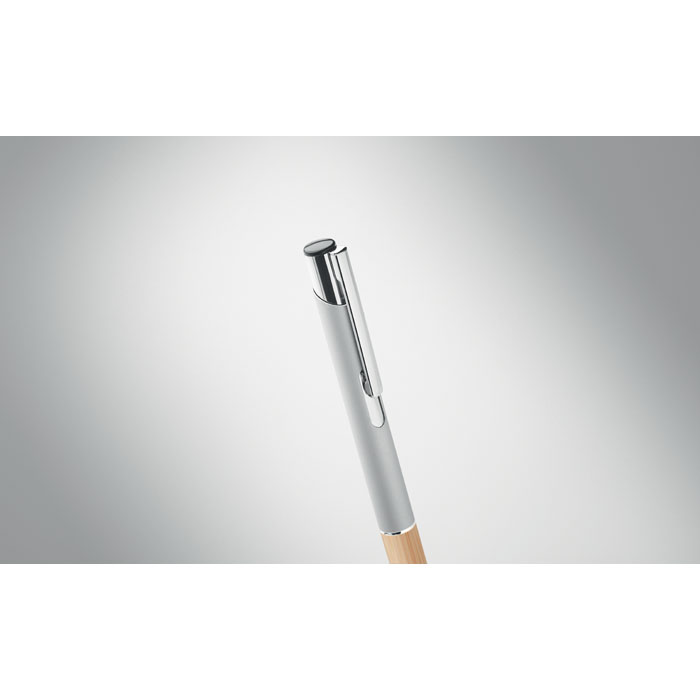 Ручка шариковая, тускло-серебряный-2