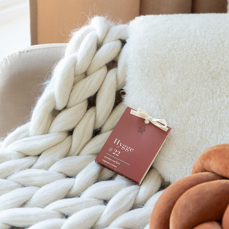 Аромасаше HYGGE #22 Персик и пион, Коричневый-2