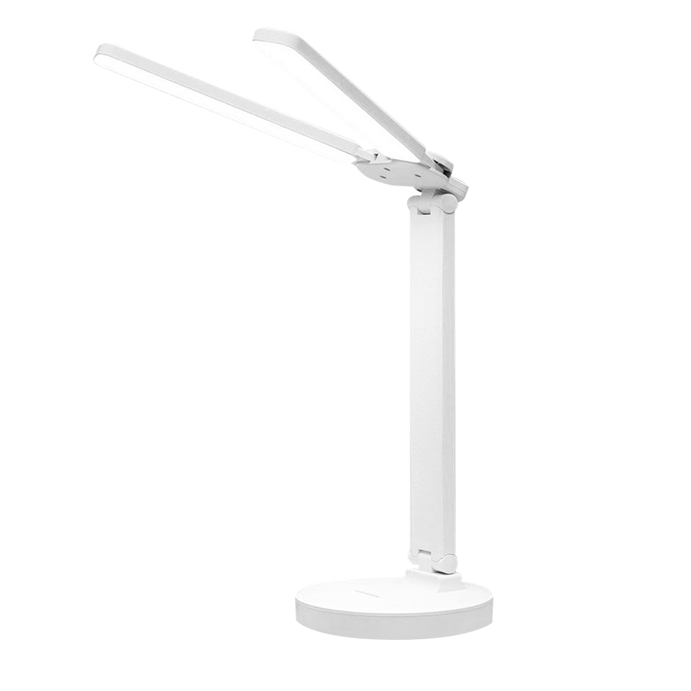 Настольная лампа c встроенной батареей Double, Белый-0