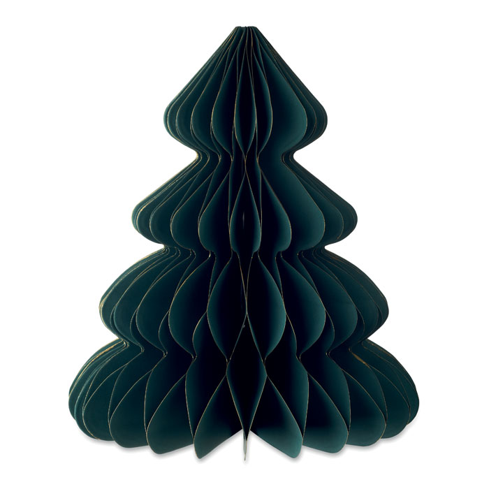 Paper Xmas tree decoration, зеленый-4