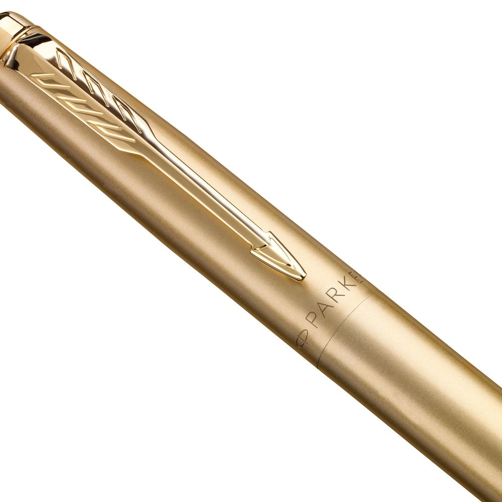 Ручка шариковая Parker Jotter XL Monochrome Gold, золотистая-1