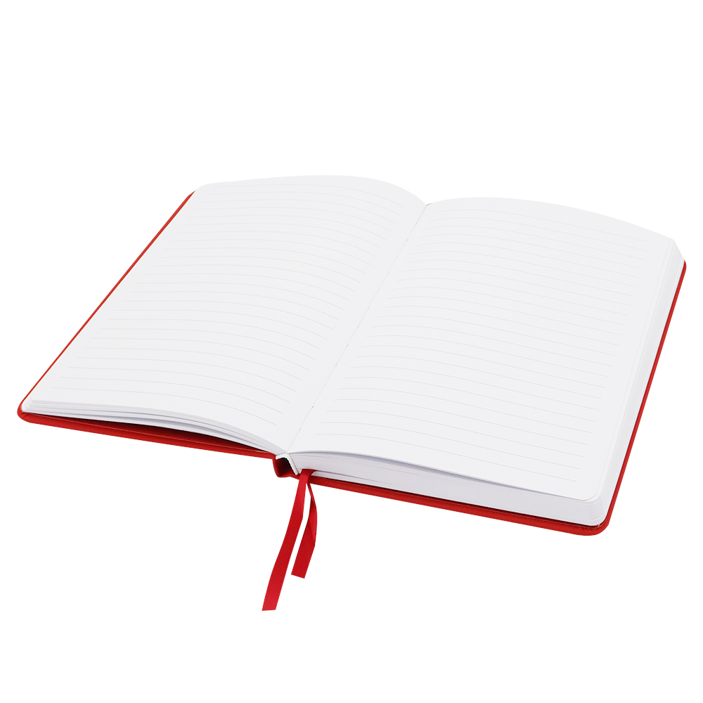 Блокнот A5 Veles в твёрдом переплёте, Красный-1