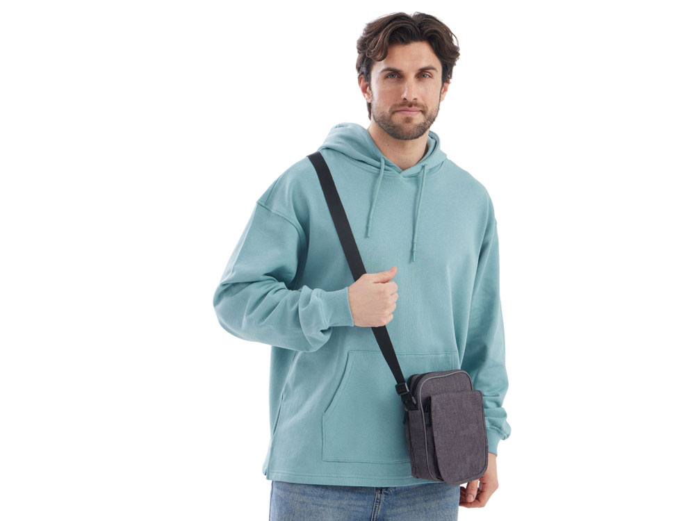 Сумка Camo со светоотражающим дизайном на плечо, серый-13