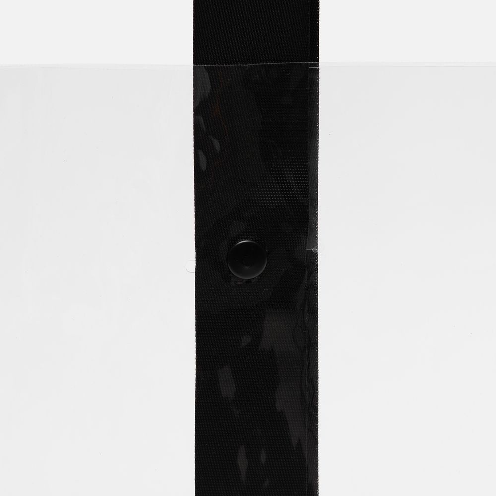 Шопер Clear Fest, ver.2, прозрачный с черными ручками-3