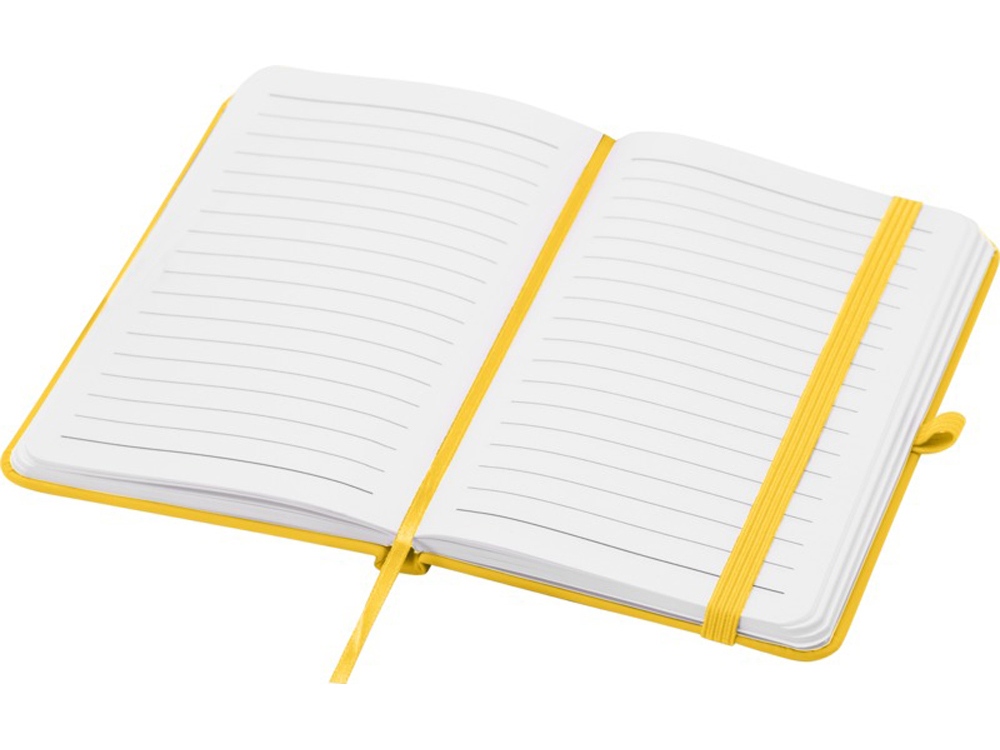 Блокнот Spectrum Plus формата A6 в твердой обложке - Желтый-3