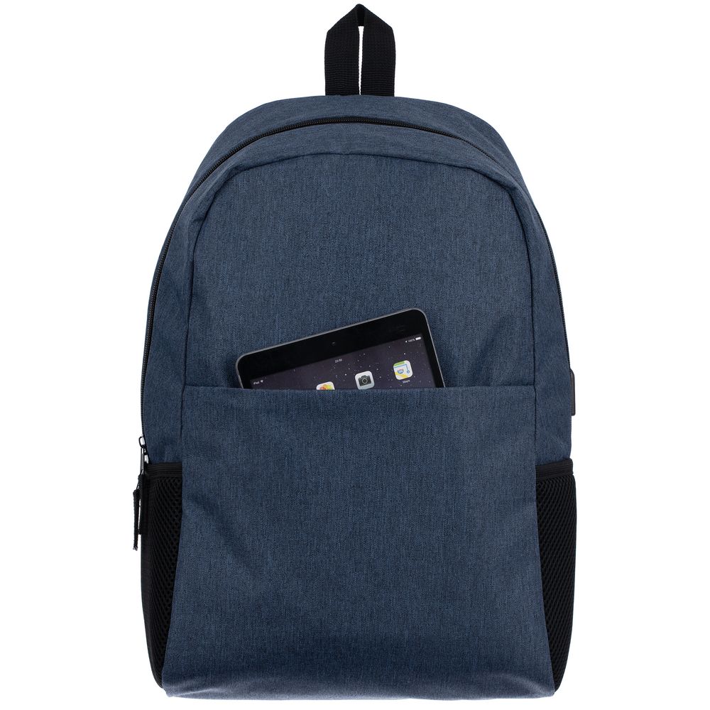 Рюкзак для ноутбука Conttori, синий меланж-3