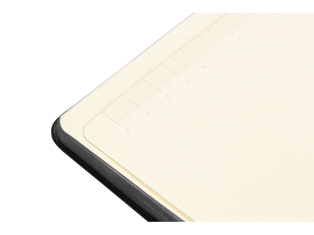 Блокнот Notepeno 130x205 мм с тонированными линованными страницами, черный-6