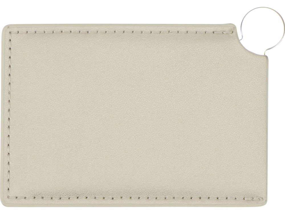 Зеркало в чехле Style, серебристый/бежевый-3