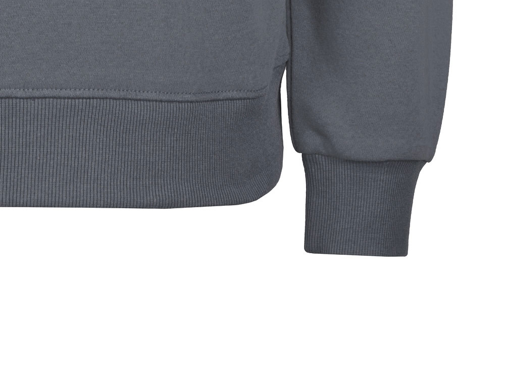 Толстовка с капюшоном оверсайз Lisbon унисекс, темно-серый-15