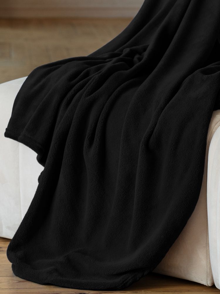 Плед Plush, черный-2