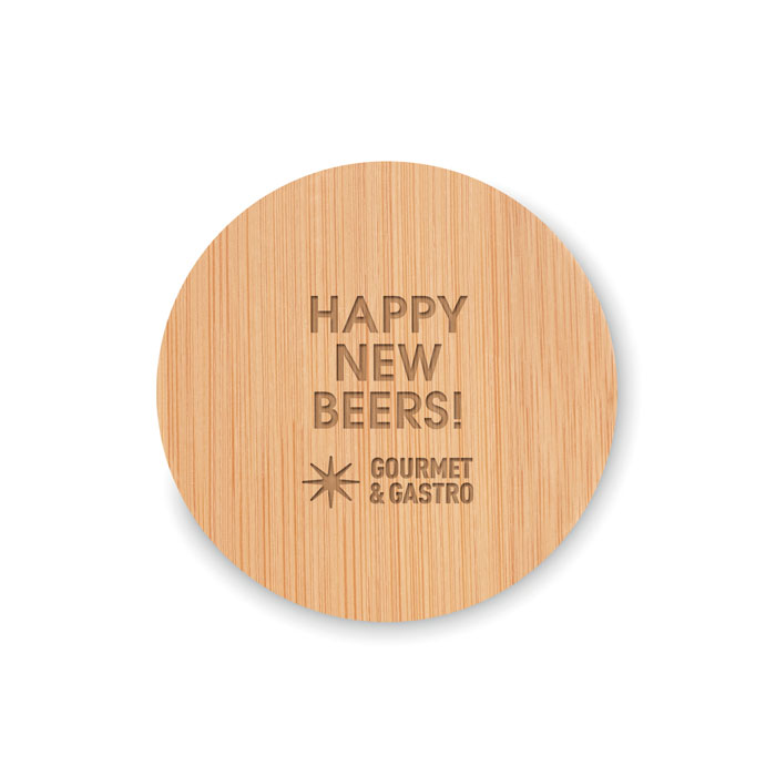 Открывалка для бутылки бамбук, древесный-3