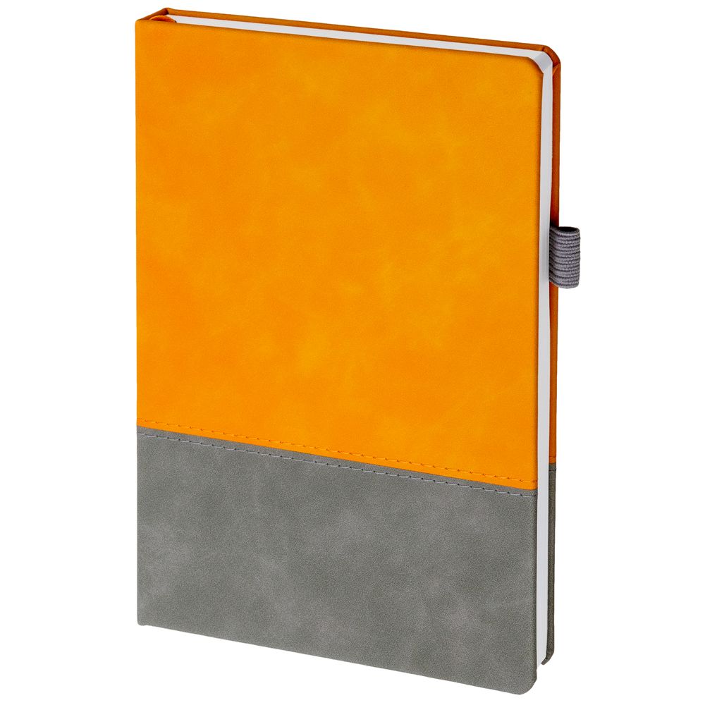 Ежедневник Horizon, недатированный, серый с оранжевым-2