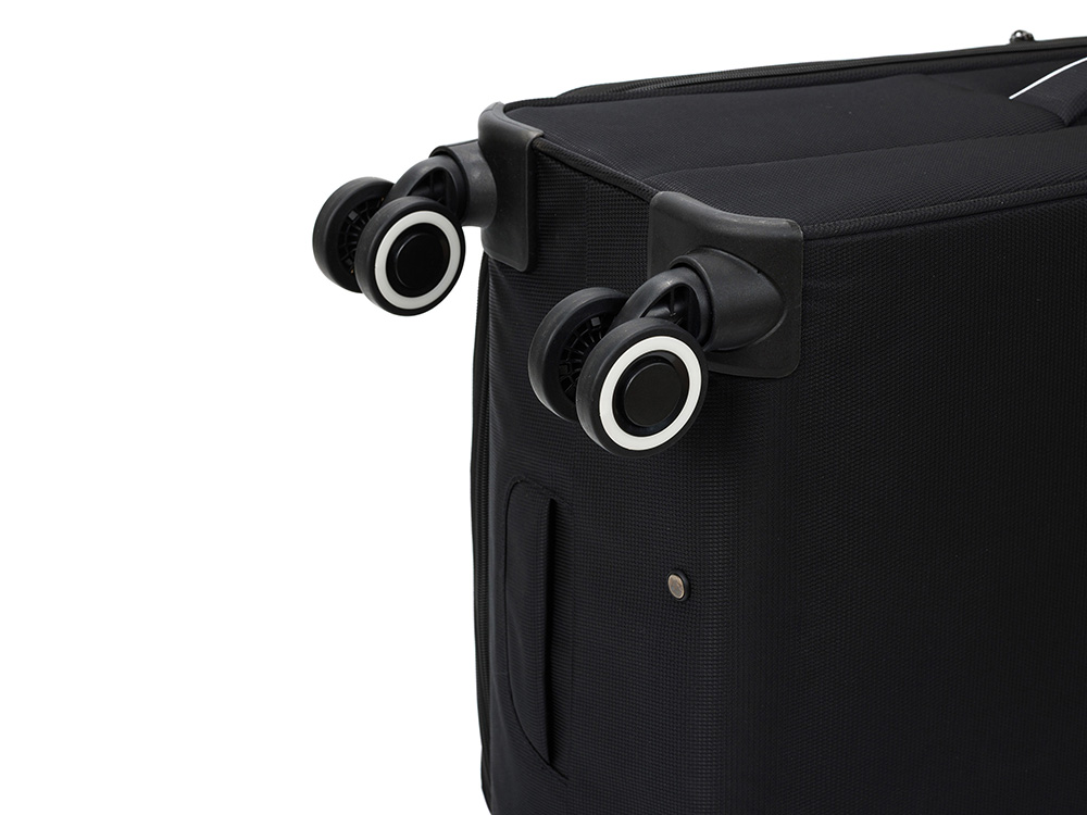 Чемодан TORBER НЕРО, чёрный, переработанный ПЭТ, 48 х 28 х 79 см, 90 л-10