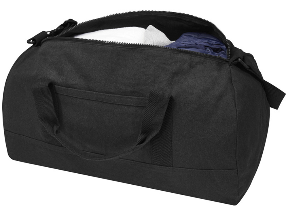 Спортивная сумка из переработанного материала емкостью 50 л Porter 500 г/м² Aware™ - сплошной черный-2