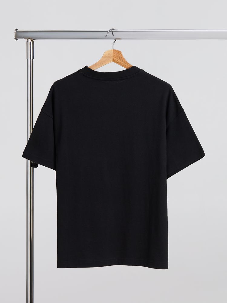 Футболка оверсайз унисекс Sinkopa, черная-2