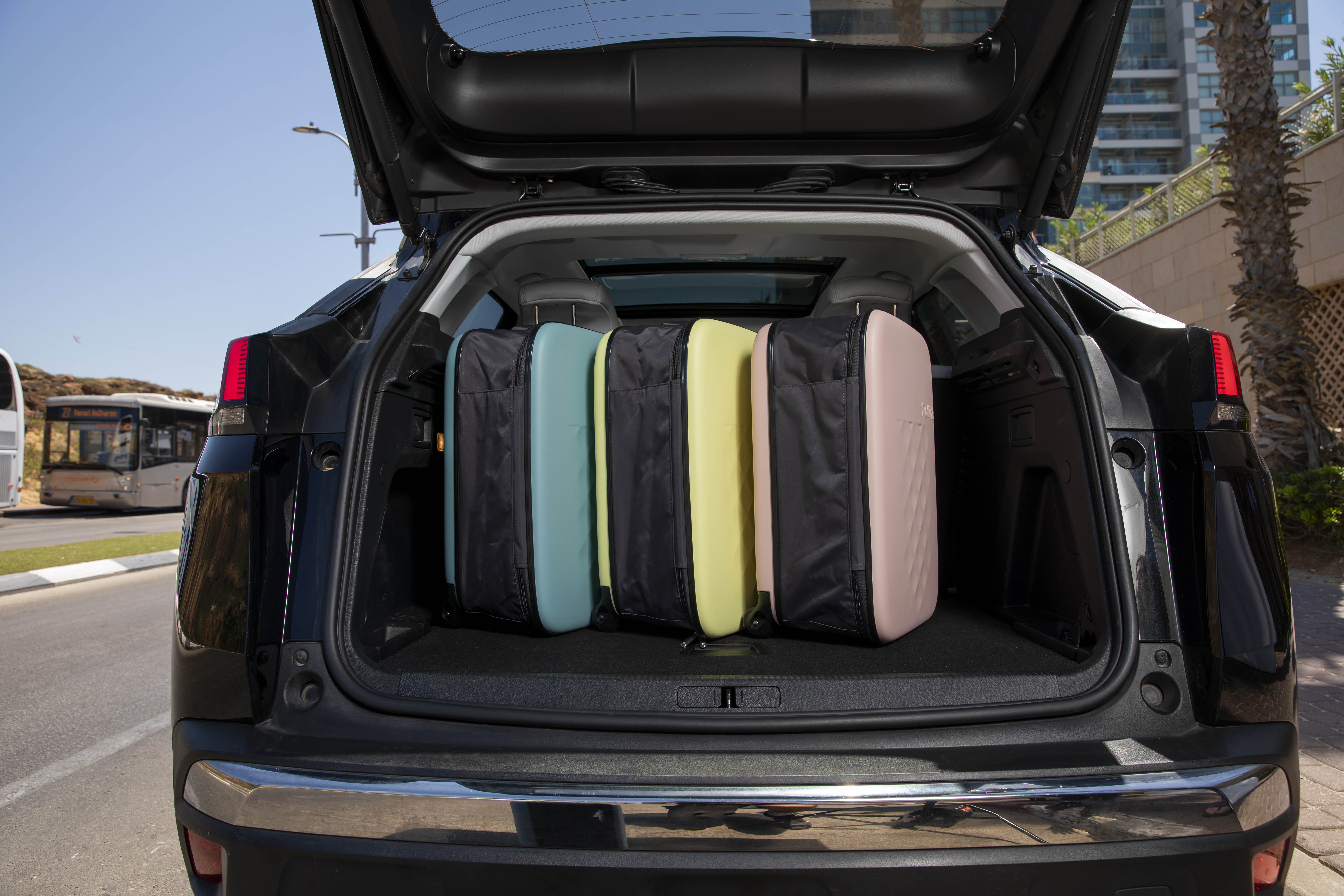 Чемодан складной Rollink Vega II 55x40x20 см, 2 колеса, бирюзовый-17