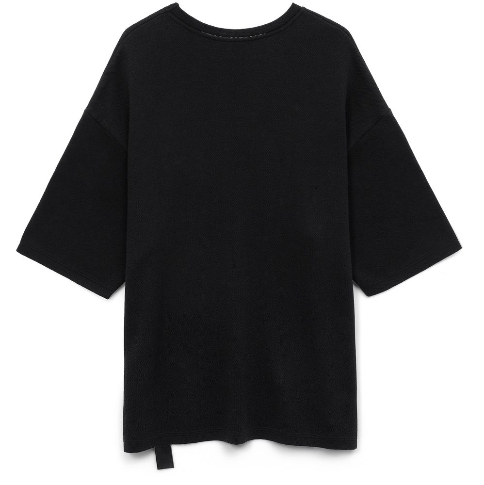 Джемпер с коротким рукавом Siluetti Volumica, черный-1