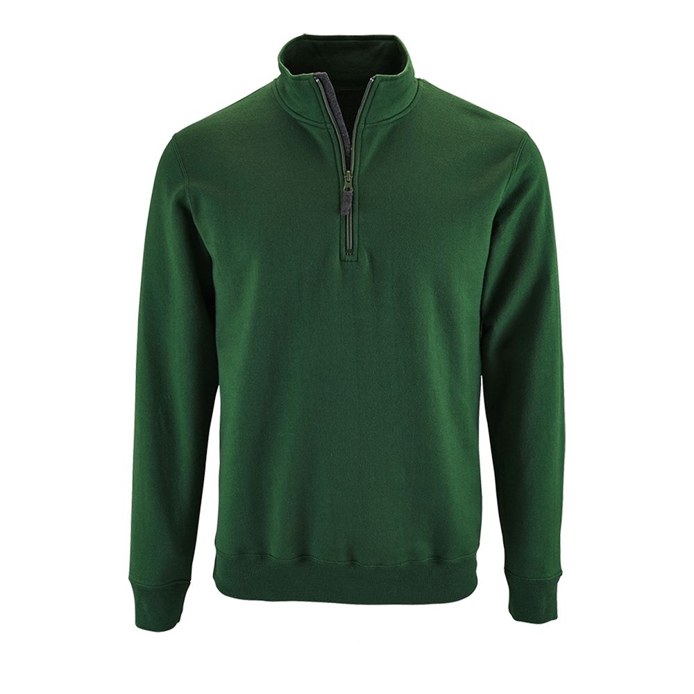 Толстовка Stan, темно-зеленая-0