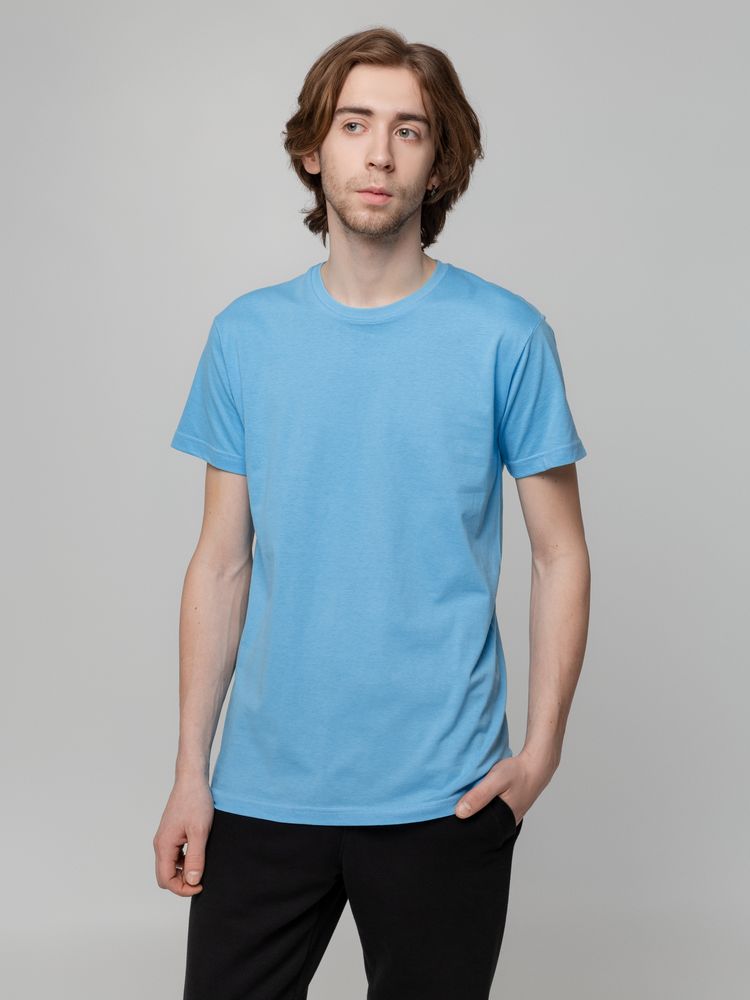 Футболка унисекс T-bolka 140, голубая-2