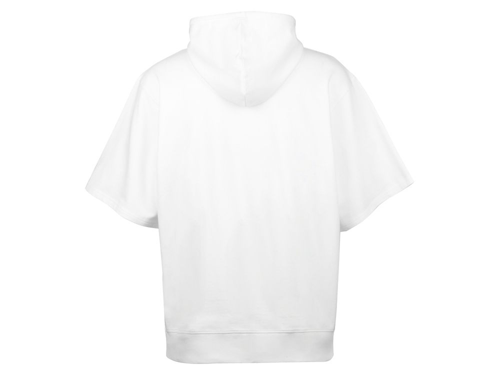 Худи оверсайз с коротким рукавом Warsaw унисекс, белый-9