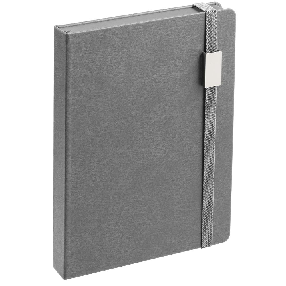 Ежедневник New Factor Metal, серый-0