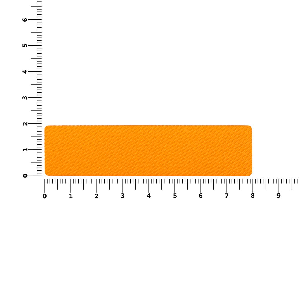 Наклейка тканевая Lunga, S, оранжевый неон-1