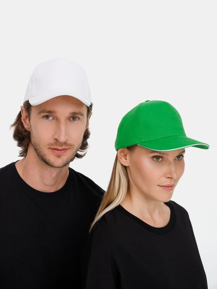 Бейсболка Classic 2.0, белая-4