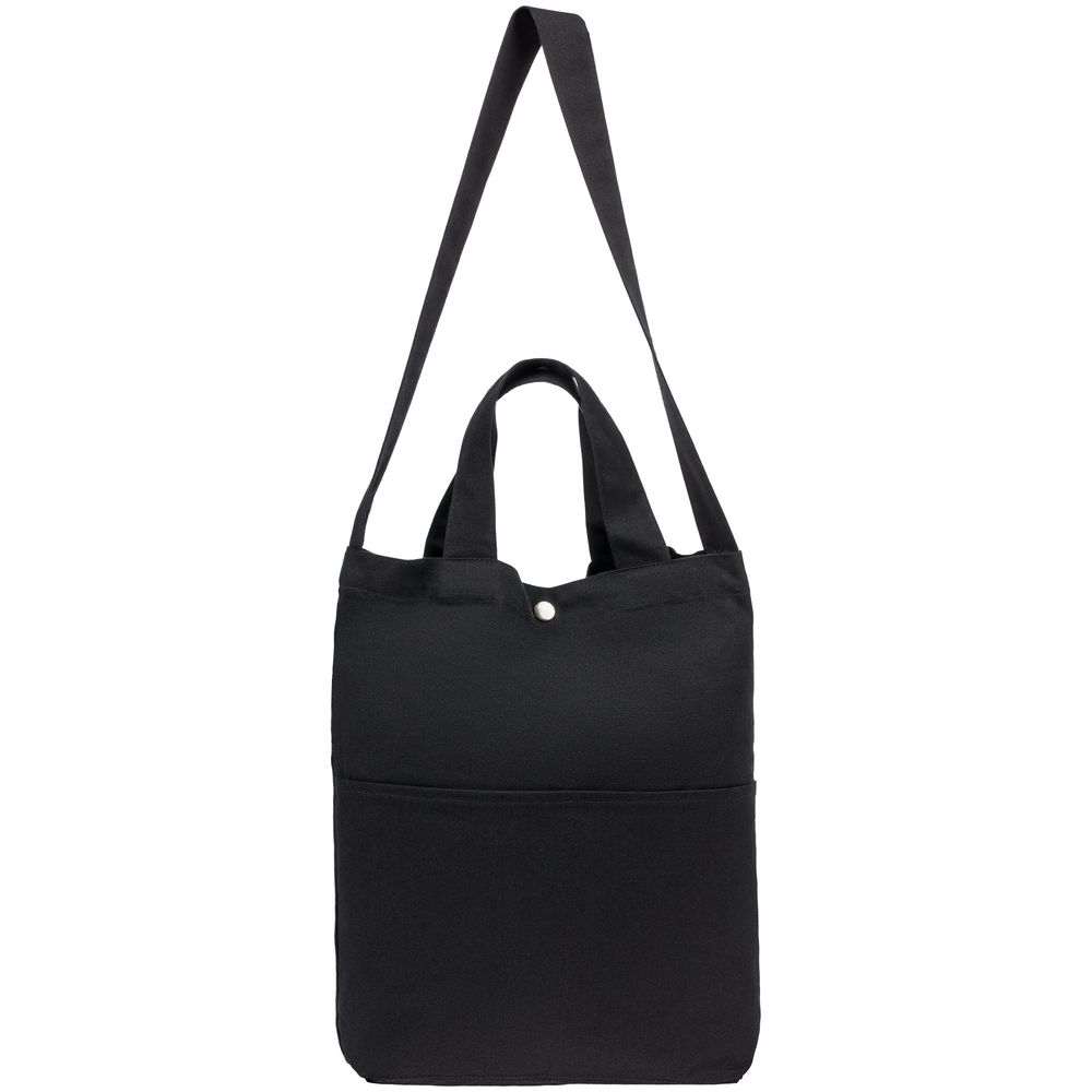 Сумка холщовая через плечо Artspace, черная-1