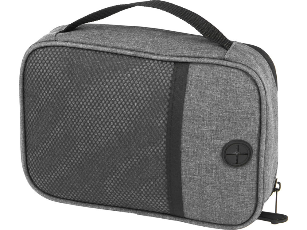 Сумка для техники Ross объемом 1 л из переработанного ПЭТ, серый яркий-0