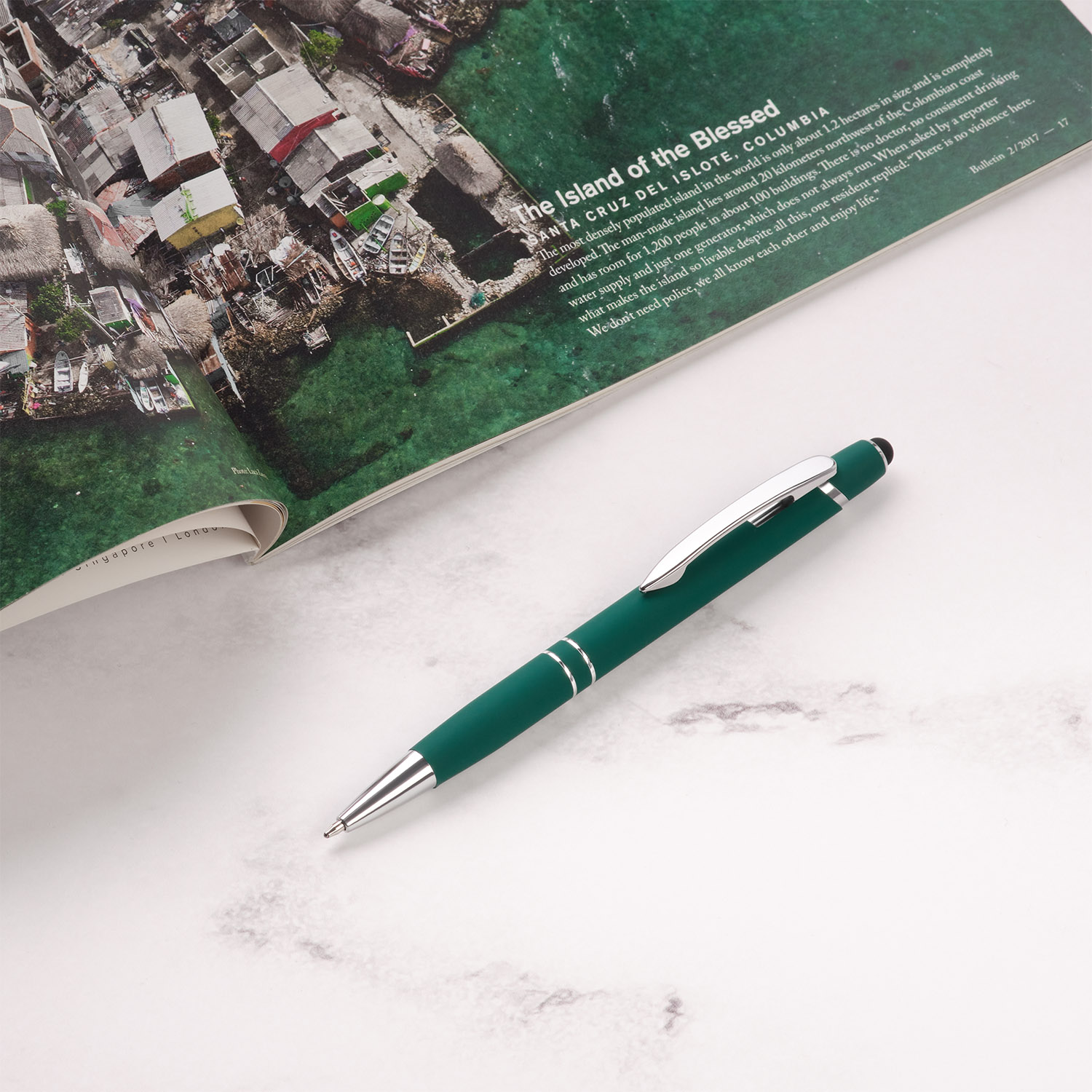 Шариковая ручка Комет Нео (Comet NEO), зеленая-6