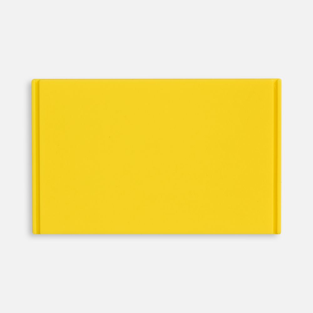 Лейбл из ПВХ Dzeta, XL, желтый-1