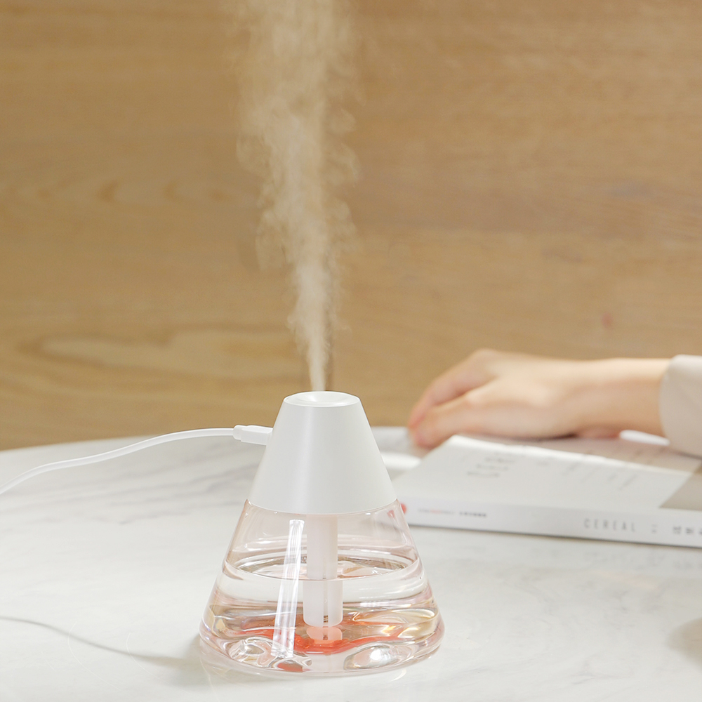 Светодиодный USB увлажнитель-аромадиффузор Cone, Белый-3
