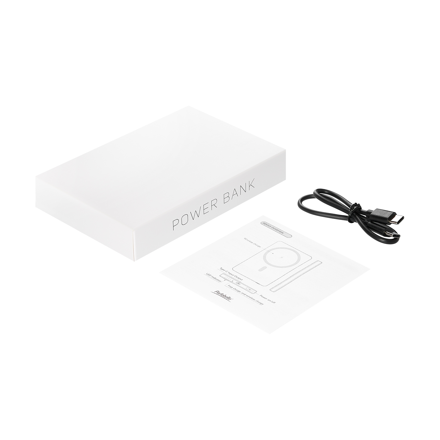 Внешний аккумулятор Atlantis PD 5000mAh с функцией беспроводной зарядки 15W, синий-11