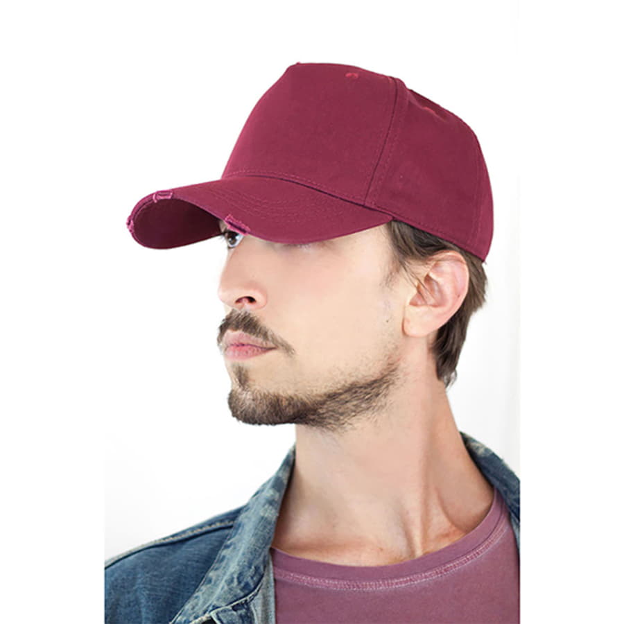 Бейсболка CARGO, 5 клиньев, металлическая застежка, оливковый-2